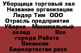 Уборщица торговый зал › Название организации ­ Лидер Тим, ООО › Отрасль предприятия ­ Уборка › Минимальный оклад ­ 27 200 - Все города Работа » Вакансии   . Башкортостан респ.,Баймакский р-н